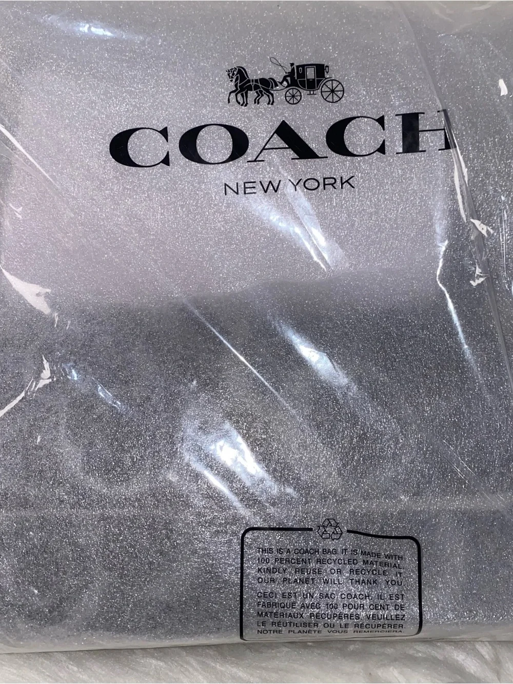 Coach Etta Small Flap Shoulder Bag With Floral Applique New